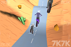 《自行车山丘大赛》游戏画面1