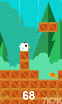《小鸟在方块上跑步》游戏画面4