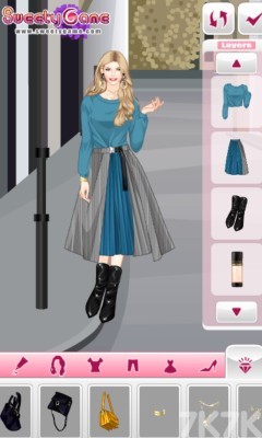 《时尚包边裙》游戏画面2