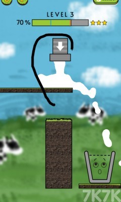 《牛奶装满水杯》游戏画面2