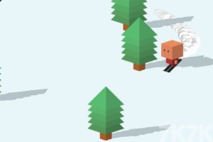 《方块人滑雪》游戏画面2
