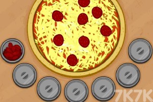 《老爹披薩店模擬游戲h5,可口的披薩》游戲畫面1