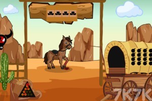 《牛仔小马逃跑》游戏画面2