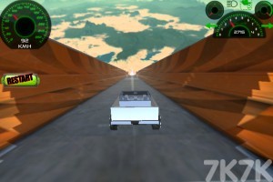 《汽车空中挑战》游戏画面1