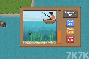 《湖中钓鱼》游戏画面1