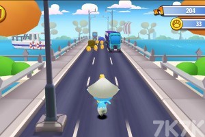 《蓝猫酷跑》游戏画面2