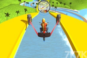 《坡道摩托飞跃》游戏画面1