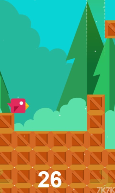 《小鸟在方块上跑步》游戏画面2