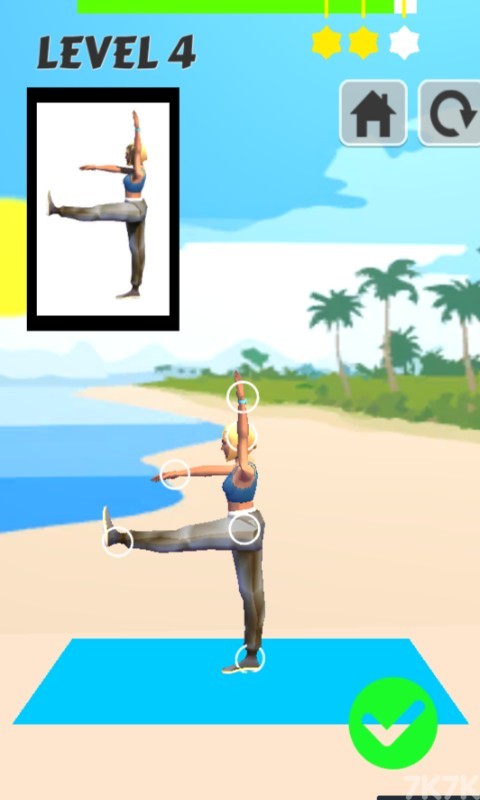 《沙滩瑜伽》游戏画面4