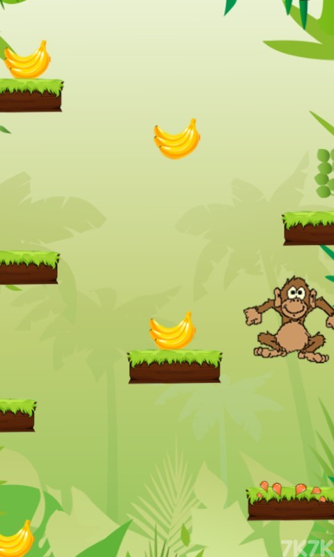 《小猴子丛林跳跃》游戏画面3