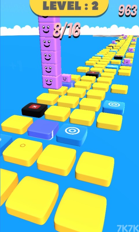 《跳跃紫方块》游戏画面4