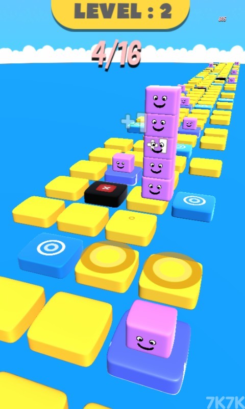 《跳跃紫方块》游戏画面3