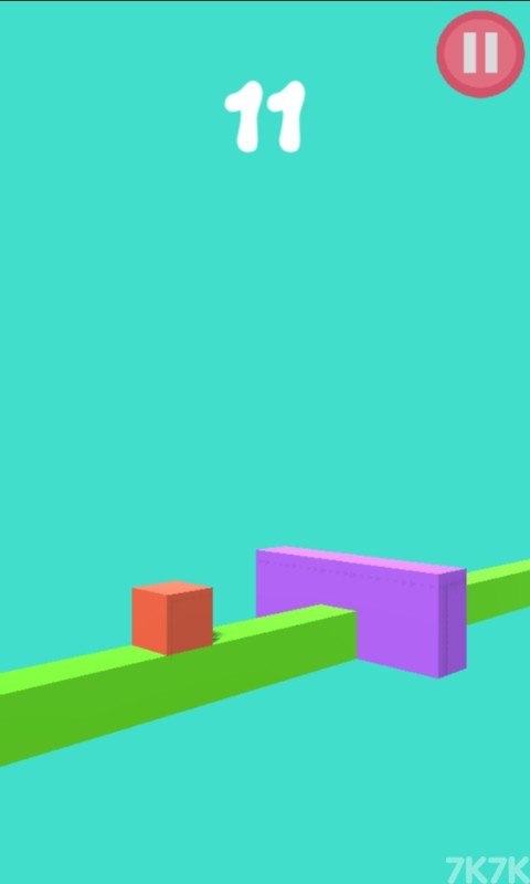 《跳跃红方块》游戏画面2