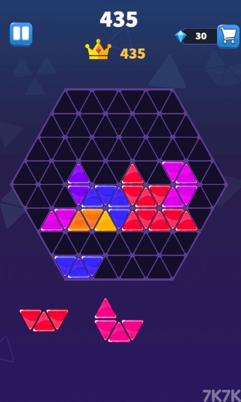 《几何方块消除》游戏画面1