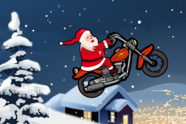 《圣诞摩托车》游戏画面1