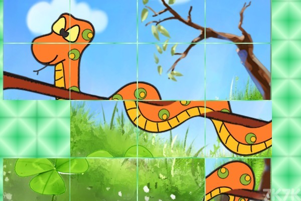 《盘蛇拼图》游戏画面2