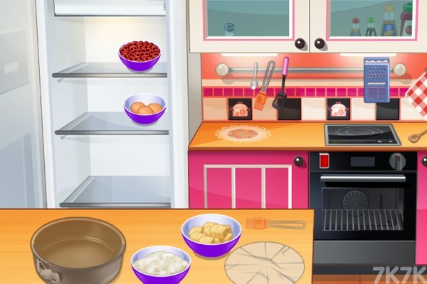 《萨拉的烹饪课之樱桃蛋糕》游戏画面3