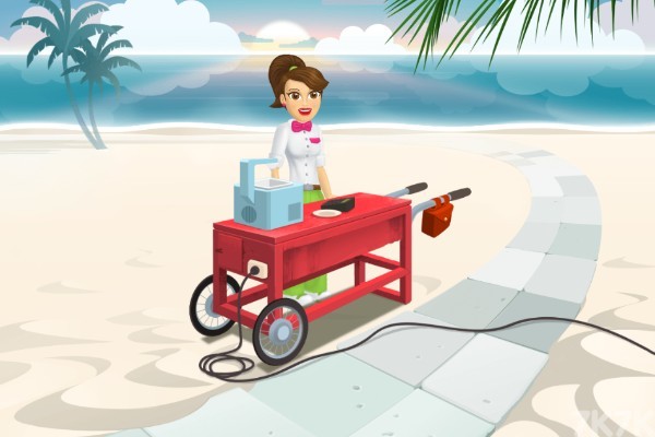 《沙滩冰淇淋小店》游戏画面3