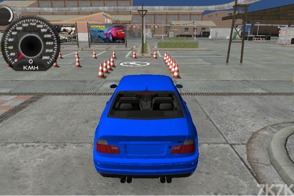 《城市路障停车》游戏画面1