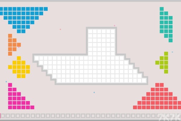 《彩色方块拼接》游戏画面2