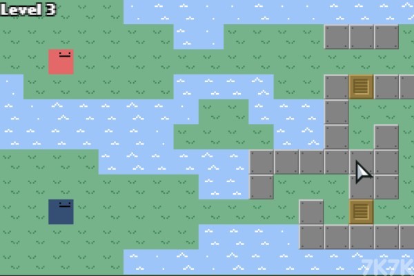 《红蓝方块对对碰》游戏画面3